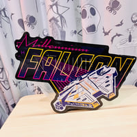 【USA直輸入】　STARWARS　スターウォーズ　ミレニアム　ファルコン　看板　サイン　オフィシャル　ライセンス　アメ雑　インテリア　ハンソロ