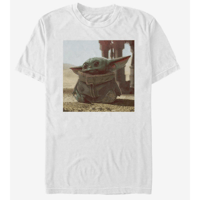 【USA直輸入】STARWARS　マンダロリアン　ザ・チャイルド　The Child 　白色　文字無し　Ｔシャツ　スターウォーズ  ベイビーヨーダ　ヨーダ　ディズニー デラックス　ドラマ