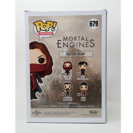 【USA直輸入】POP！　移動都市  モータルエンジン　ヘスターショウ 　679 ポップ　フィギュア　FUNKO　ファンコ 　モータル・エンジン　ヘラヒルマー　　ヘスター・ショウ