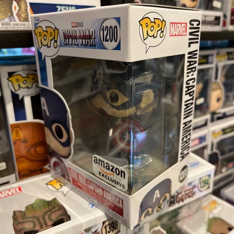 【USA直輸入】POP!　MARVEL　シビルウォー　キャプテンアメリカ　1200　FUNKO　ファンコ　フィギュア　マーベル　シヴィル　ウォー　ステーヴ　ロジャース