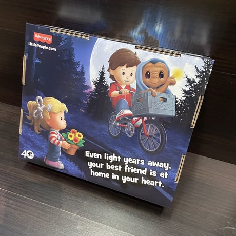 【USA直輸入】E.T. × リトルピープル　フィッシャープライス　フィギュア ET little people　エリオット　ガーティ　7センチ　限定品　コレクター