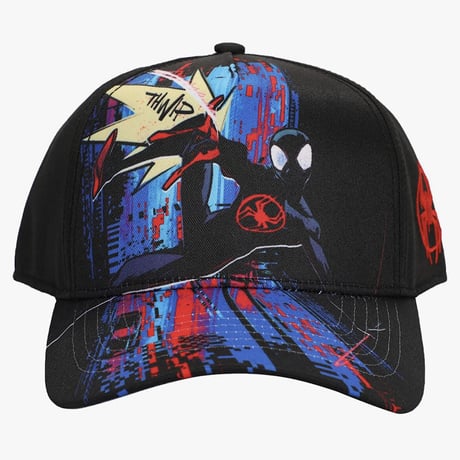 【USA直輸入】MARVEL　スパイダーマン アクロス　ザ　スパイダーバース 　マイルズ　モラレス　キャップ 　スナップバック　　帽子　マーベル　spider man verse