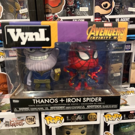 【USA直輸入】FUNKO VIYNL　MARVEL vynl  アベンジャーズ　スパイダーマン　サノス　首振り人形　 Funko ポップ　マーベル　ファンコ 　バブルヘッド　ソフビ