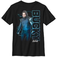 ※サイズ注意！！【USA直輸入】MARVEL　キャプテンアメリカ　バッキー　Tシャツ　ウィンターソルジャー　ユース　ボーイズ　マーベル
