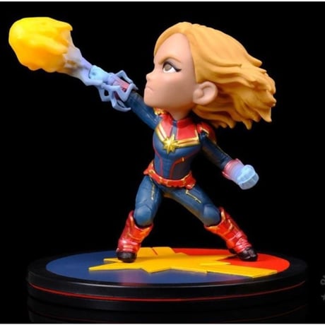 【USA直輸入】MARVEL　キャプテンマーベル　Q-FiG　Captain Marvel　コンタムメカニック　フィギュア　キャプテン　マーベル 　アベンジャーズ