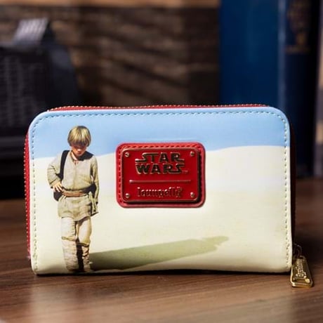 【USA直輸入】　ラウンジフライ　STARWARS　ep1　アナキン・スカイウォーカー サイフ　ウォレット　スターウォーズ　LOUNGEFLY　エピソード1　ダースモール　クワイガン