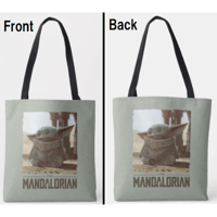 【USA直輸入】STARWARS　マンダロリアン　ザ・チャイルド　The Child 　トートバッグ　スターウォーズ  ベイビーヨーダ　ヨーダ　ディズニー デラックス　ドラマ 　トート　 バック