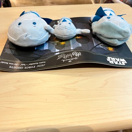 【USA直輸入】スターウォーズ　フォースゴースト　蓄光　ぬいぐるみ　セット　SET　ittybittys　約10ｃｍ　STAR WARS  アナキン　ヨーダ　オビワン