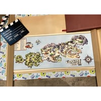 【USA直輸入】カップヘッド　Cuphead　アート　マップ　地図　ステージ画面　ポスター 　イラスト