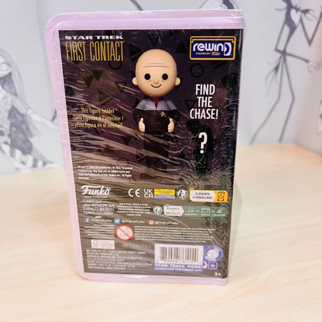 【USA直輸入】　STAR TREK　新スタートレック　ファーストコンタクト　ジャン＝リュック・ピカード　船長　FUNKO rewind リワイド　フィギュア　映画　スタトレ　TNG