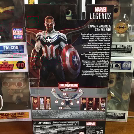 【USA直輸入】※訳あり　 MARVEL　キャプテンアメリカ　ファルコン＆ウィンターソルジャー　６インチ　アクションフィギュア　レジェンド 　マーベル　　海外ドラマ  ファルコン