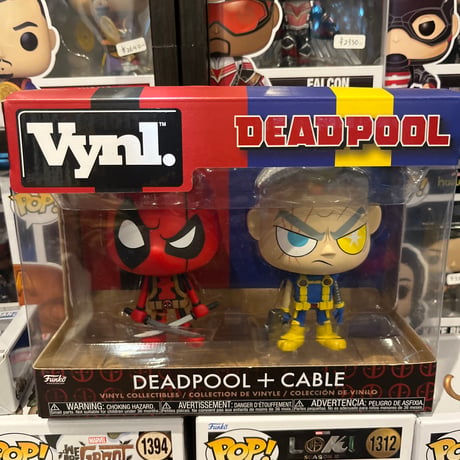 【USA直輸入】FUNKO VIYNL　MARVEL vynl  デッドプール　ケーブル　首振り人形　 Funko ポップ　マーベル　ファンコ 　バブルヘッド　ソフビ  DEADPOOL