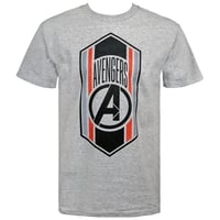 【USA直輸入】MARVEL　アベンジャーズ　エンドゲーム　量子スーツ　バッジ　タグ　ロゴ　Ｔシャツ　マーベル　映画　MCU　チームスーツ