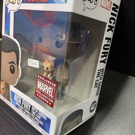 【USA直輸入】POP!　MARVEL　ニック　フューリー Nick fury　キャプテンマーベル　447　FUNKO　ファンコ　フィギュア　マーベル  アベンジャーズ　コレクターコープス 限定品