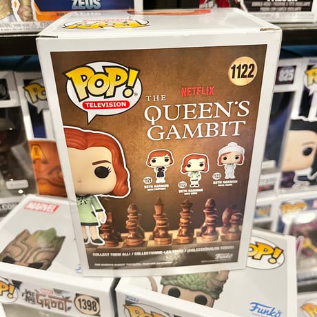 【USA直輸入】POP!　NETFLIX　クイーンズ　ギャンビット　ベス　ハーモン　ROOK　1122　　FUNKO　ファンコ　フィギュア  テレビジョン　ドラマ