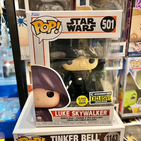 【USA直輸入】POP!　スターウォーズ　ルーク　スカイウォーカー　501　限定　グロー　蓄光　ファンコ　フィギュア　ポップ　STARWARS  star wars 　ダースベイダー
