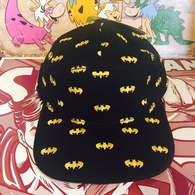 USA直輸入】DCコミックス バットマン ロゴ 黒 スナップバック
