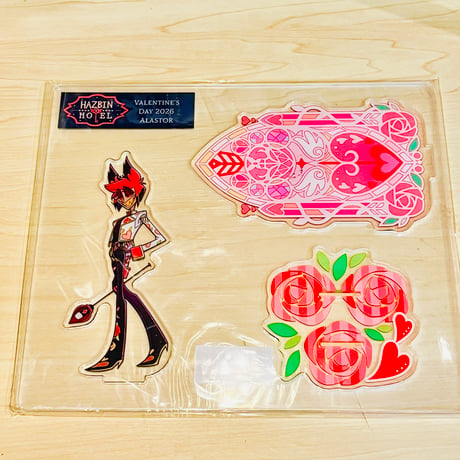 【USA直輸入】　ハズビンホテル　アラスター　アクリルスタンド 　HAZBINHOTEL  アマプラ　ヘルヴァボス　ラジオデーモン 　チャーリー　地獄の王　ルシファー　モーニングスター