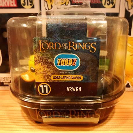 【USA直輸入】　ロードオブザリング　アルウェン　Arwen　コレクタブル　ダック　TUBBZ　フィギュア　映画　movie　あひる　ラバーダック 　指輪物語 　エルフ　アヒル lotr