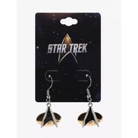 【ＵＳＡ直輸入】スタートレック　ロゴ　ピアス　ドロップ　エンブレム　スタトレ  Star Trek
