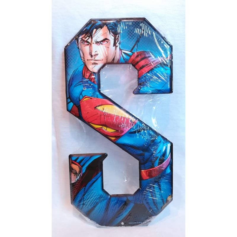 INDEPENDENT インディペンデント　ブリキ版　看板　装飾 USA直輸入】MARVEL DC アルファベット ヒーロー ブリキ看板 文字 ロゴ