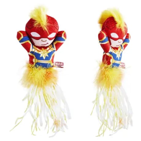 【USA直輸入】MARVEL　キャプテンマーベル　ふわふわ　プラッシュ キャット トイ　ぬいぐるみ　ペット・ファンズ・コレクション　マーベル　キャプテン・マーベル