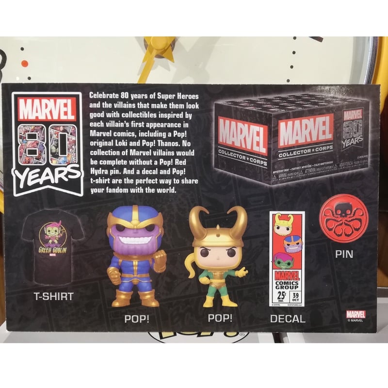 USA直輸入】MARVEL FUNKO マーベル 80YEARS コレクターコープス POP...