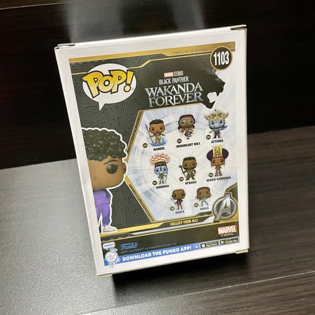 【USA直輸入】POP!　MARVEL　ブラックパンサー　ワカンダ　フォーエバー　シュリ　パープルスーツ　1103　FUNKO　ファンコ　フィギュア　マーベル