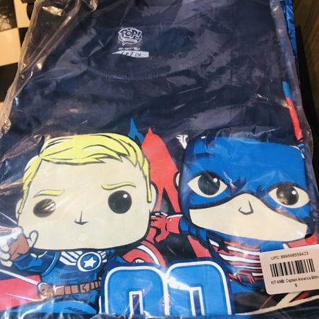 【USA直輸入】MARVEL　FUNKO　マーベル　コレクターコープス　キャプテンアメリカ　サブスクリプション　POP！　フィギュア　ポップ ＆ Tシャツ ＆ ピンズ ＆ シール