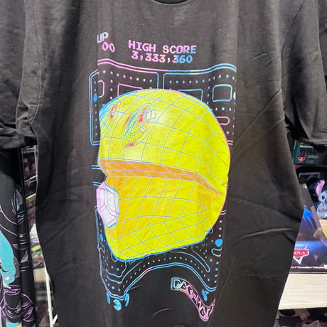 【USA直輸入】　GAME　パックマン　PACMAN　ポリゴン　Tシャツ　ゲーム　ナムコ　アーケード　８ビット