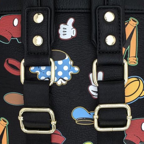 【USA直輸入】DISNEY　 ミニ　バックパック　ようふく　パターン　リュック　ディズニー　バッグ　ラウンジフライ　loungefly　ミッキー　ミニー　グーフィー　ドナルド