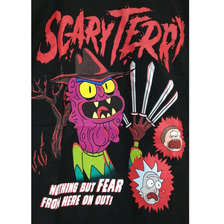 【USA直輸入】リック　アンド　モーティー 　Scary Terry　Tシャツ　Sサイズ　Rick and Morty　リック＆モーティ　ネットフリックス