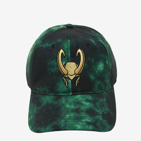 【USA直輸入】MARVEL ロキ　タイダイ　キャップ　　ダッド キャップ　帽子　ハット　アジャスター付き　マーベル　LOKI 　マイティ　ソー