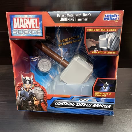 【USA直輸入】MARVEL　マイティソー　ライトニング　エナジー　ハンマー　ソー　ムジョルニア　マーベル　サイエンス　アベンジャーズ　金属探知機　ライトアップ　サウンドあり