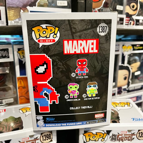 【USA直輸入】POP!　MARVEL　スパイダーマン エイトビット 1387　FUNKO　ファンコ　マーベル　限定　spider　8bit