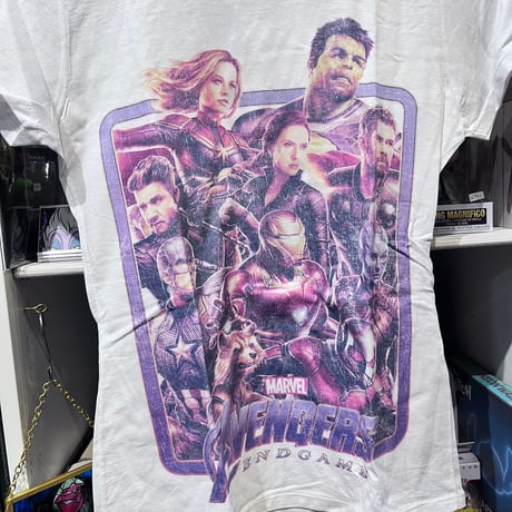 【USA直輸入】　MARVEL マーベル　アベンジャーズ　エンドゲーム　Tシャツ　レディース　映画　MCU　サノス　アンアンマン　キャプテンアメリカ
