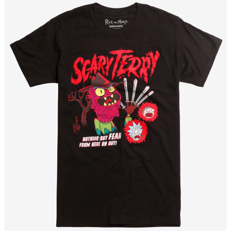 【USA直輸入】リック　アンド　モーティー 　Scary Terry　Tシャツ　Sサイズ　Rick and Morty　リック＆モーティ　ネットフリックス