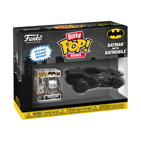 【USA直輸入】Bitty POP! RIDES　DCコミックス　バットマン　マットモービル　88　FUNKO　ファンコ　フィギュア　アーマードバットマン　ライド