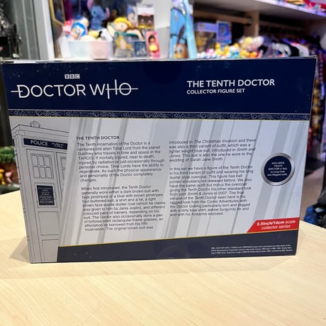【AUS直輸入】Doctor Who　ドクターフー　10代目　ドクター コレクター　 アクションフィギュア　３体セット　　海外ドラマ　ターディス　BBC　デイヴィッド　テナント 　限定商品