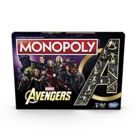 【USA直輸入】MARVEL　アベンジャーズ　モノポリー　MONOPOLY　ハズブロ　映画　ボードゲーム　マーベル　キャプテンアメリカ　アイアンマン　ソー　ホークアイ　ハルク　ブラックウィドウ　12体