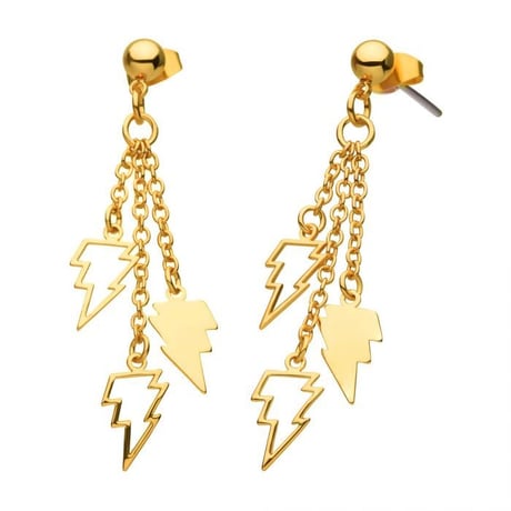 【USA直輸入】DC ブラックアダム BlackAdam　ピアス　雷　アクセサリー　ドウェイン・ジョンソン　DCコミック