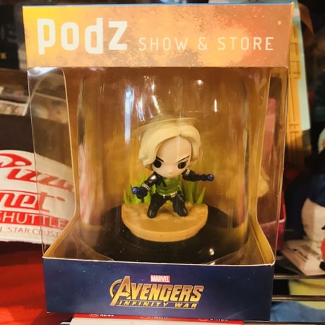 【USA直輸入】　MARVEL　Podz　ブラックウィドウ　フィギュア　マーベル　ケース付　コミックケイブ　インフィニティウォー