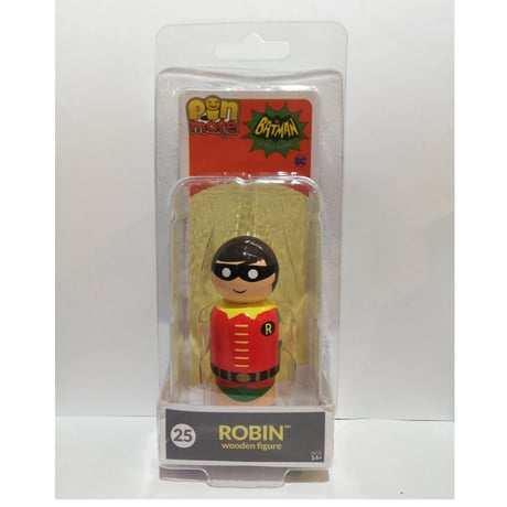 【USA直輸入】DCコミックス　Pin Mate　ピン メイト　木製 フィギュア　バットマン　クラシックＴＶシリーズ　ロビン　25　  2インチ　Pin Mates　ピンメイト　ＤＣ