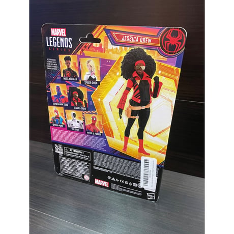 【USA直輸入】レジェンド　MARVEL　スパイダーマン アクロス ザ スパイダーバース 　ジェシカ　jessica drew　フィギュア　 マーベル　アクションフィギュア　パーツあり　legends