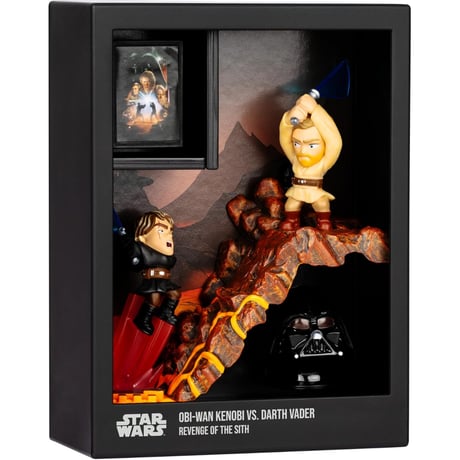 【USA直輸入】 STAR WARS　スターウォーズ　 ファンドロップ　SW01　オビワンケノービ　アナキンスカイウォーカー　フィギュア　FANDROP　ジオラマ　映画　シーン