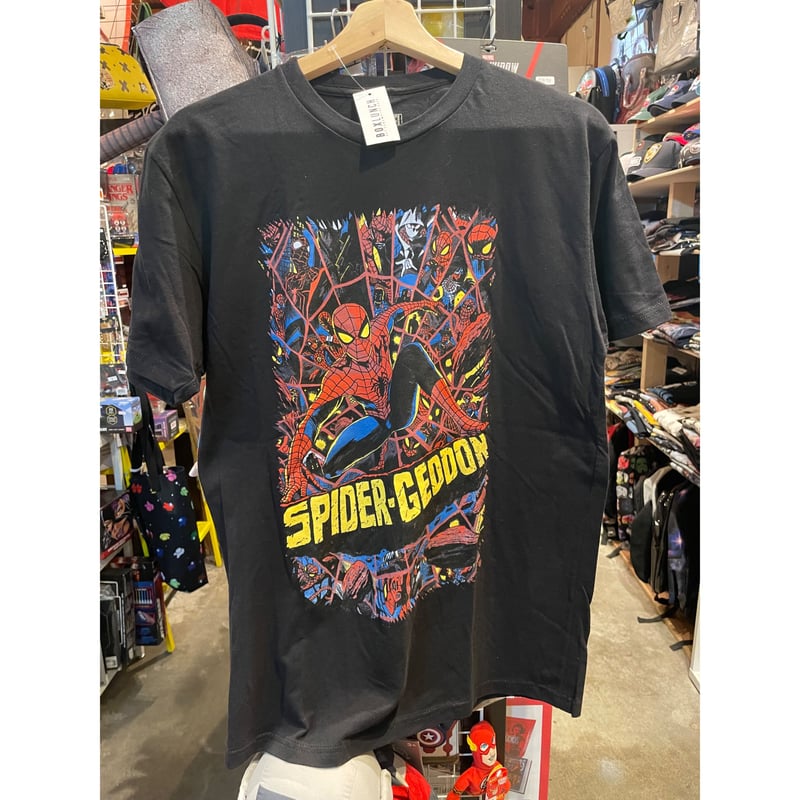 USA直輸入】MARVEL スパイダーマン Spider-Geddon Tシャツ マーベル