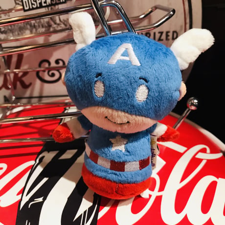 【USA直輸入】MARVEL　キャプテン　アメリカ　コミックス 　ぬいぐるみ　ittybittys　マーベル　約10ｃｍ　hallmark　レターセット