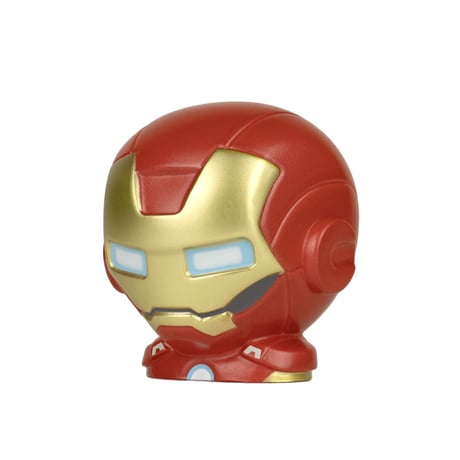 【USA直輸入】MARVEL　MEGAMOJI　メガモジ　アイアンマン　ビニール　バスト　フィギュア　マーベル　DISNEY　100％　ソフト　トニー　スターク