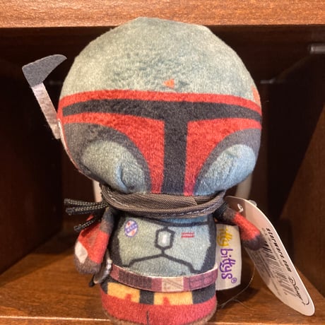 【USA直輸入】スターウォーズ　ボバ　フェット　ぬいぐるみ　ittybittys　STARWARS　約10ｃｍ　hallmark　ボバフェット　テムエラ　モリソン ダニエル　ローガン
