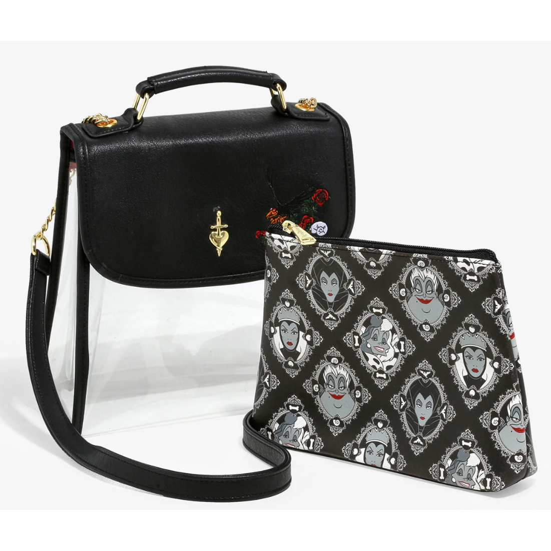 USA直輸入】DISNEY ディズニー ヴィランズ PVC ショルダーバッグ